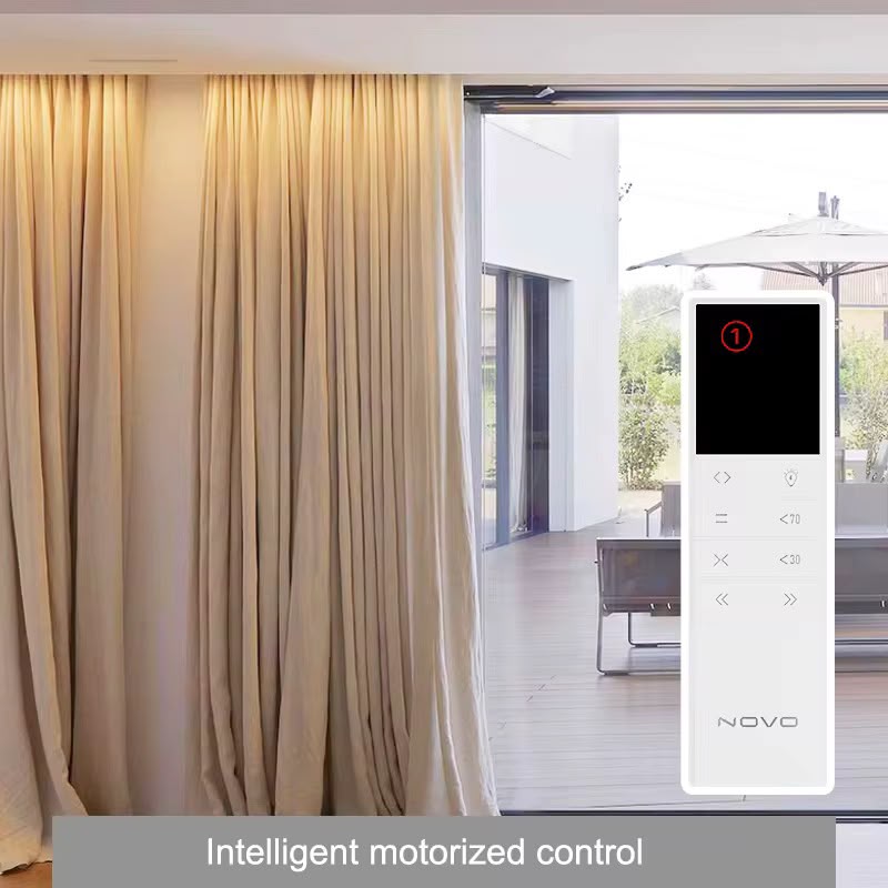 Motorised curtains by LightExtreme, Lagos