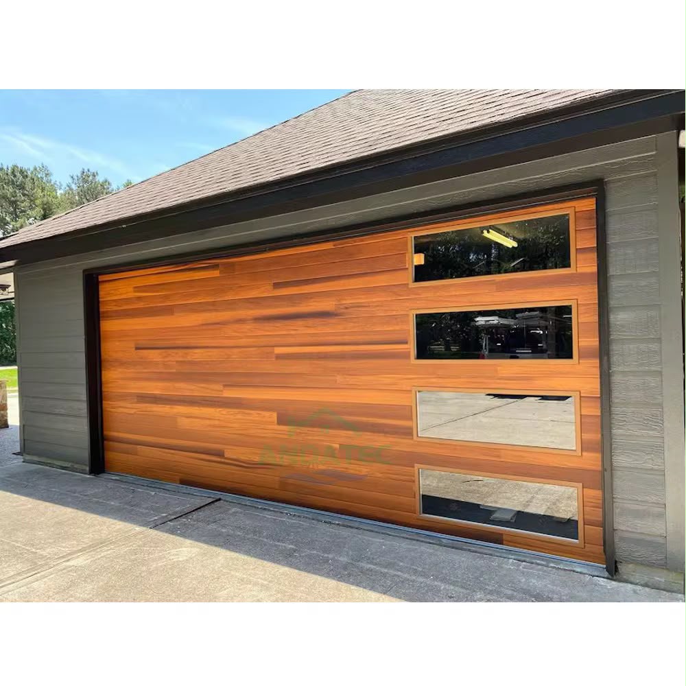 Sectional garage door installation, Lagos