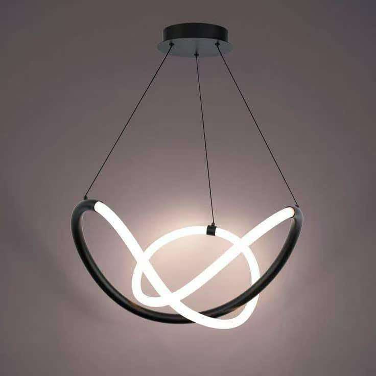 Chandelier installation in Lagos